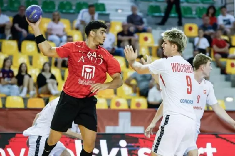 مباراة مصر وسويسرا في بطولة العالم لكرة اليد للشبا